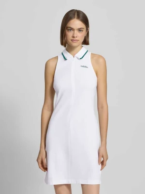 Sukienka mini z kołnierzykiem koszulowym adidas Sportswear