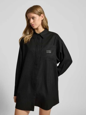 Sukienka mini z kołnierzykiem koszulowym Karo Kauer