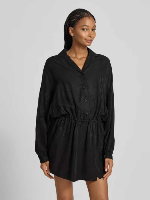 Sukienka mini z kołnierzykiem typu resort Karo Kauer