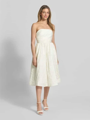 Sukienka mini z kwiatowym haftem allover Hey Kyla