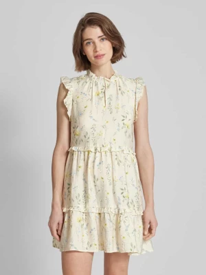 Sukienka mini z kwiatowym nadrukiem model ‘JOSIE’ Vero Moda