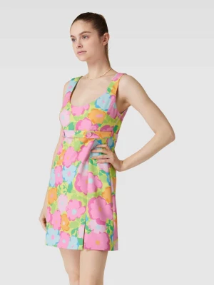 Sukienka mini z kwiatowym wzorem Chiara Ferragni