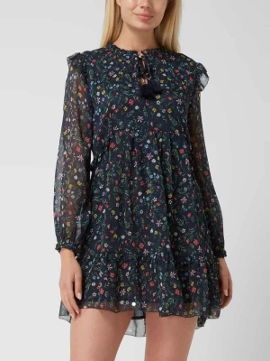 Sukienka mini z kwiatowym wzorem model ‘Demi’ Pepe Jeans