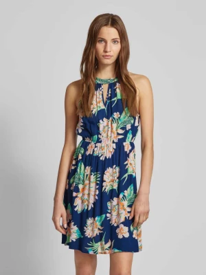Sukienka mini z kwiatowym wzorem model ‘MESA’ Vila