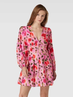 Sukienka mini z kwiatowym wzorem model ‘Vilja’ EDITED