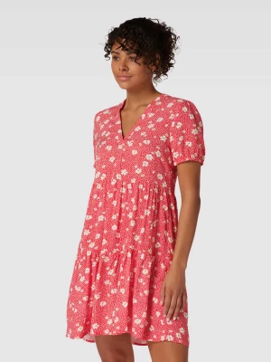 Sukienka mini z kwiatowym wzorem z czystej wiskozy model ‘NOVA’ Only