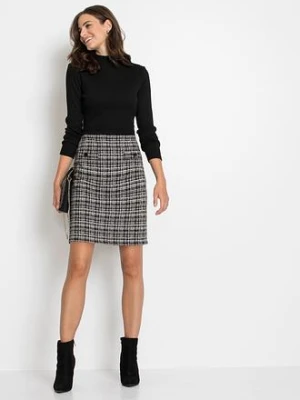 Sukienka mini z lejącej wiskozy bonprix