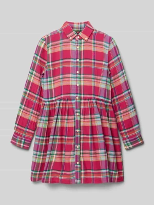 Sukienka mini z listwą guzikową Polo Ralph Lauren Teens
