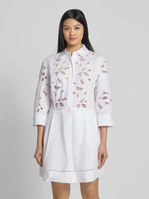 Sukienka mini z obszyciem koronką model ‘Derodi’ Boss