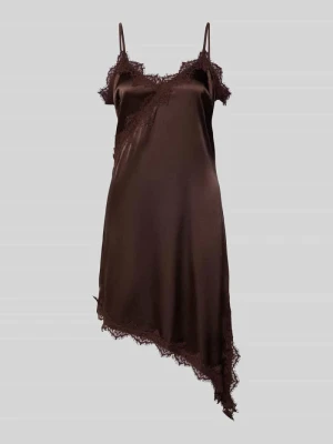 Sukienka mini z obszyciem koronką model ‘SOFIE’ Noisy May