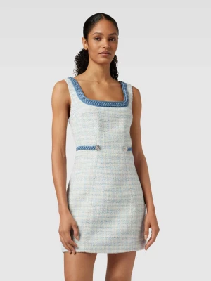 Sukienka mini z obszyciem z plecionki model ‘TOSCA’ Guess