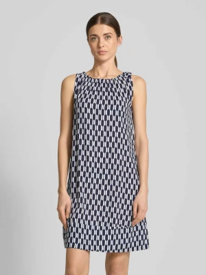 Sukienka mini z okrągłym dekoltem ZABAIONE