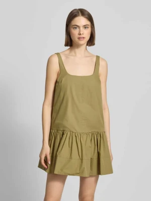 Sukienka mini z prostokątnym dekoltem model 'ASTA' Topshop