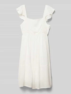 Sukienka mini z rękawami z falbaną model ‘KOGEVA’ Only