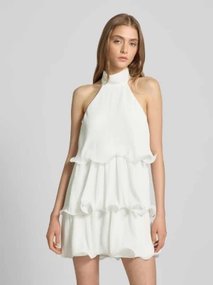 Sukienka mini z wiązaniem na szyi Gina Tricot