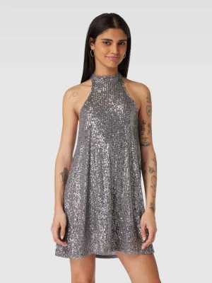 Sukienka mini z wiązaniem na szyi model ‘ANA’ Only