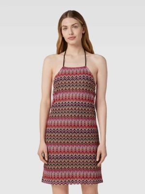Sukienka mini z wiązaniem na szyi model ‘DICTE’ Vero Moda