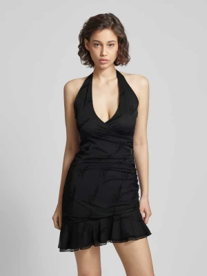 Sukienka mini z wiązaniem na szyi — REVIEW X GNO