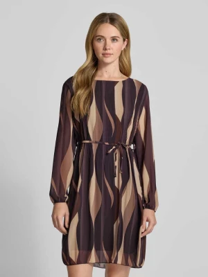 Sukienka mini z wiązanym paskiem model ‘Sa44raa’ ZABAIONE