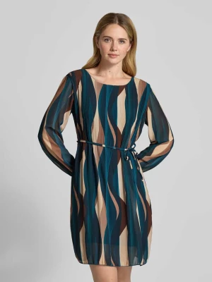Sukienka mini z wiązanym paskiem model ‘Sa44raa’ ZABAIONE