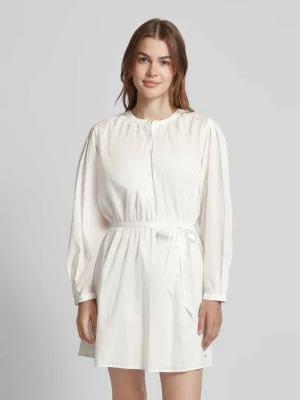 Sukienka mini z wiązanym paskiem Tommy Hilfiger