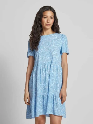 Sukienka mini z wiskozy z efektem stopniowania Vila