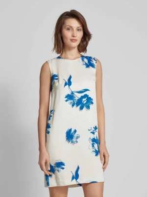 Sukienka mini z wiskozy z kwiatowym wzorem Calvin Klein Womenswear