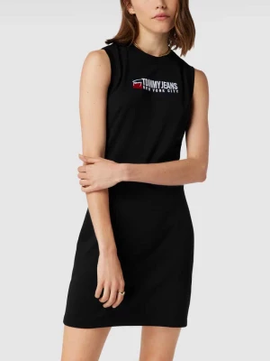 Sukienka mini z wyhaftowanym logo model ‘ATHLETIC BODYCON’ Tommy Jeans