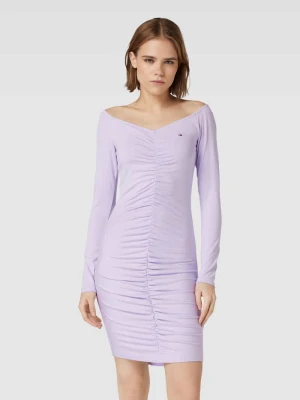 Sukienka mini z wyhaftowanym logo Tommy Jeans