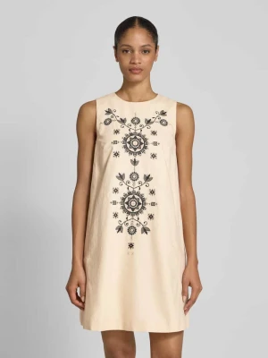 Sukienka mini z wyhaftowanym motywem model ‘DONALD’ Weekend Max Mara