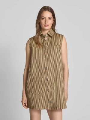 Sukienka mini z wykładanym kołnierzem Stella Nova