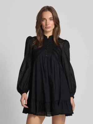 Sukienka mini ze stójką i listwą guzikową Weekend Max Mara