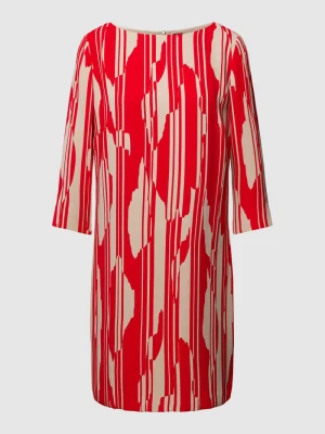 Sukienka mini ze wzorem na całej powierzchni comma