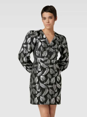 Sukienka mini ze wzorem na całej powierzchni model ‘PAULA’ Selected Femme