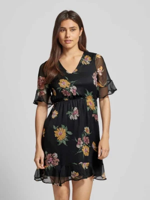 Zdjęcie produktu Sukienka mini ze wzorem na całej powierzchni model ‘SMILLA’ Vero Moda