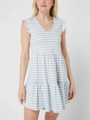 Sukienka mini ze wzorem w paski model ‘May’ Only