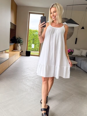 Sukienka Muślinowa Kremowa Sicily ClothStore