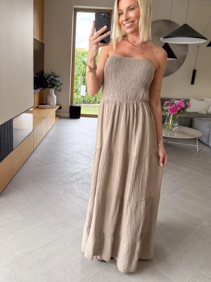 Sukienka Muślinowa Taupe Kiera ClothStore