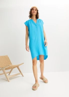 Sukienka muślinowa ze zrównoważonej wiskozy bonprix