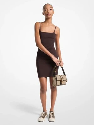 Sukienka na cienkich ramiączkach z elastycznej dzianiny MICHAEL Michael Kors