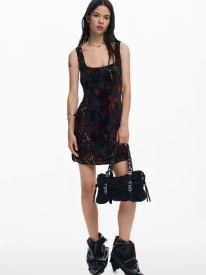 Sukienka na ramiączkach devoré Desigual