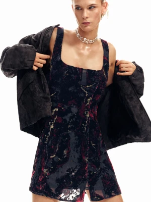 Sukienka na ramiączkach devoré Desigual