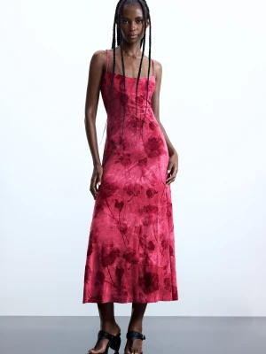 Sukienka na ramiączkach w kwiaty Desigual