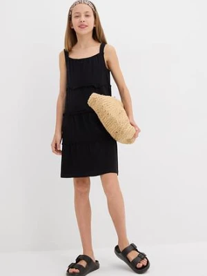 Sukienka na ramiączkach z czystej bawełny organicznej bonprix