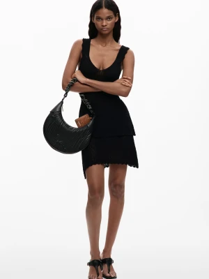 Sukienka na ramiączkach z dzianiny Desigual