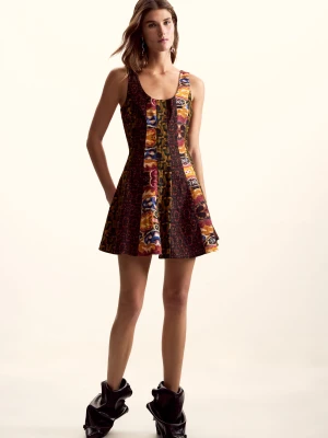 Sukienka na ramiączkach zaprojektowana przez Mr. Christian Lacroix Desigual