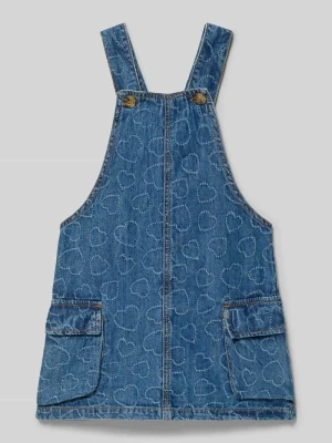 Sukienka na szelkach z kieszeniami z patką Mayoral