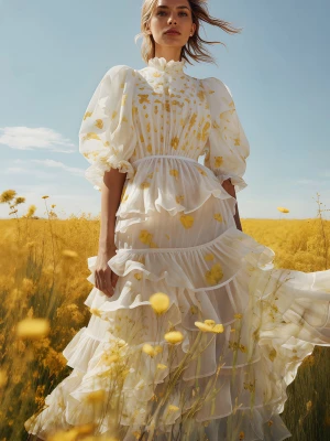 Sukienka Nagietek midi Desigual