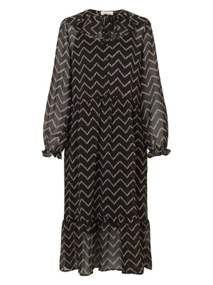 modström Sukienka "Nelle print" w kolorze czarnym rozmiar: XS