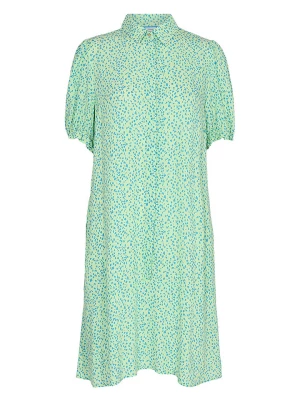 NÜMPH Sukienka "Nulydia" w kolorze niebiesko-jasnozielonym rozmiar: 40